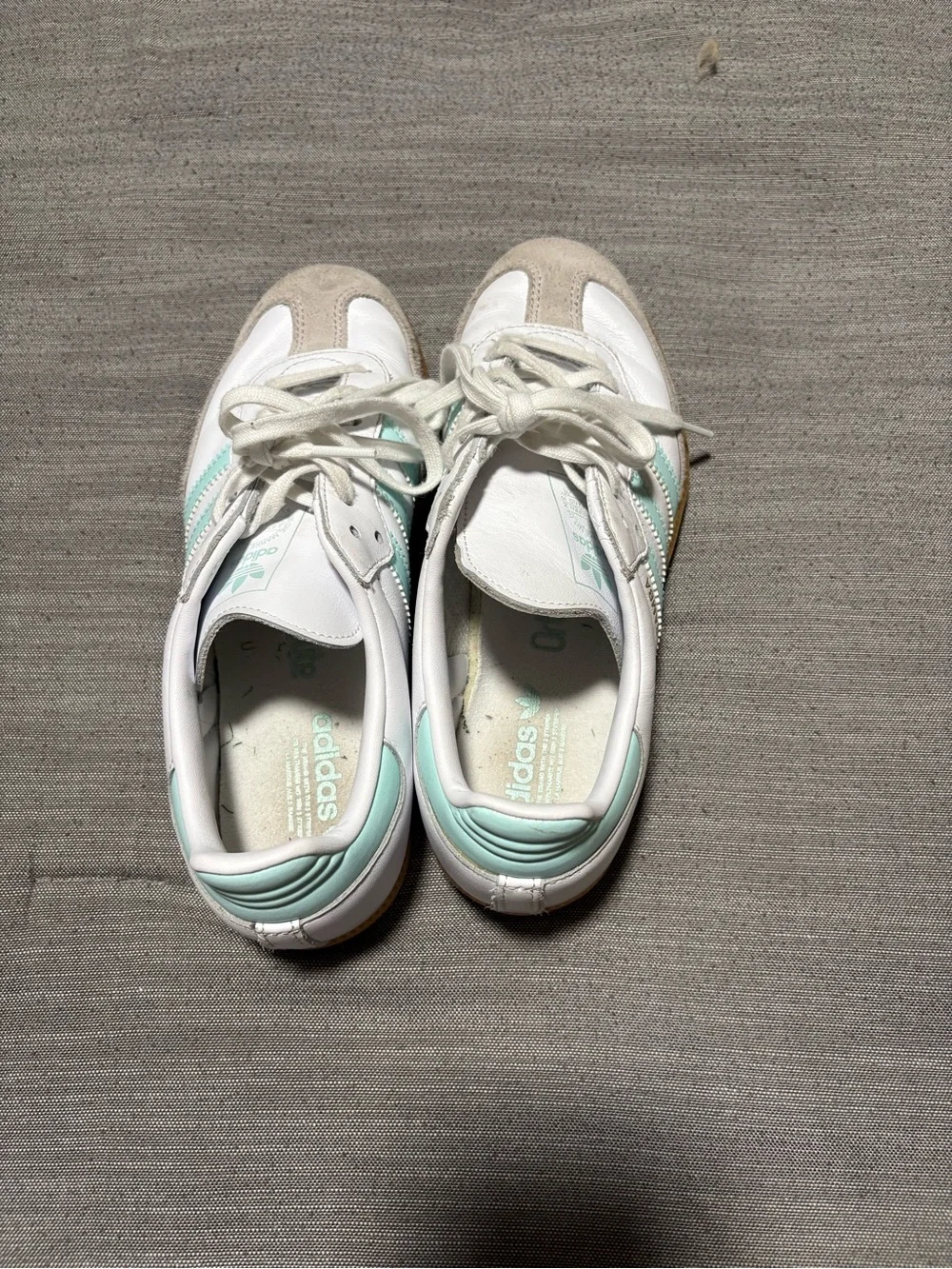 adidas Kids White mint sambas